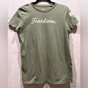Under Armour Olive Green Freedom Tee